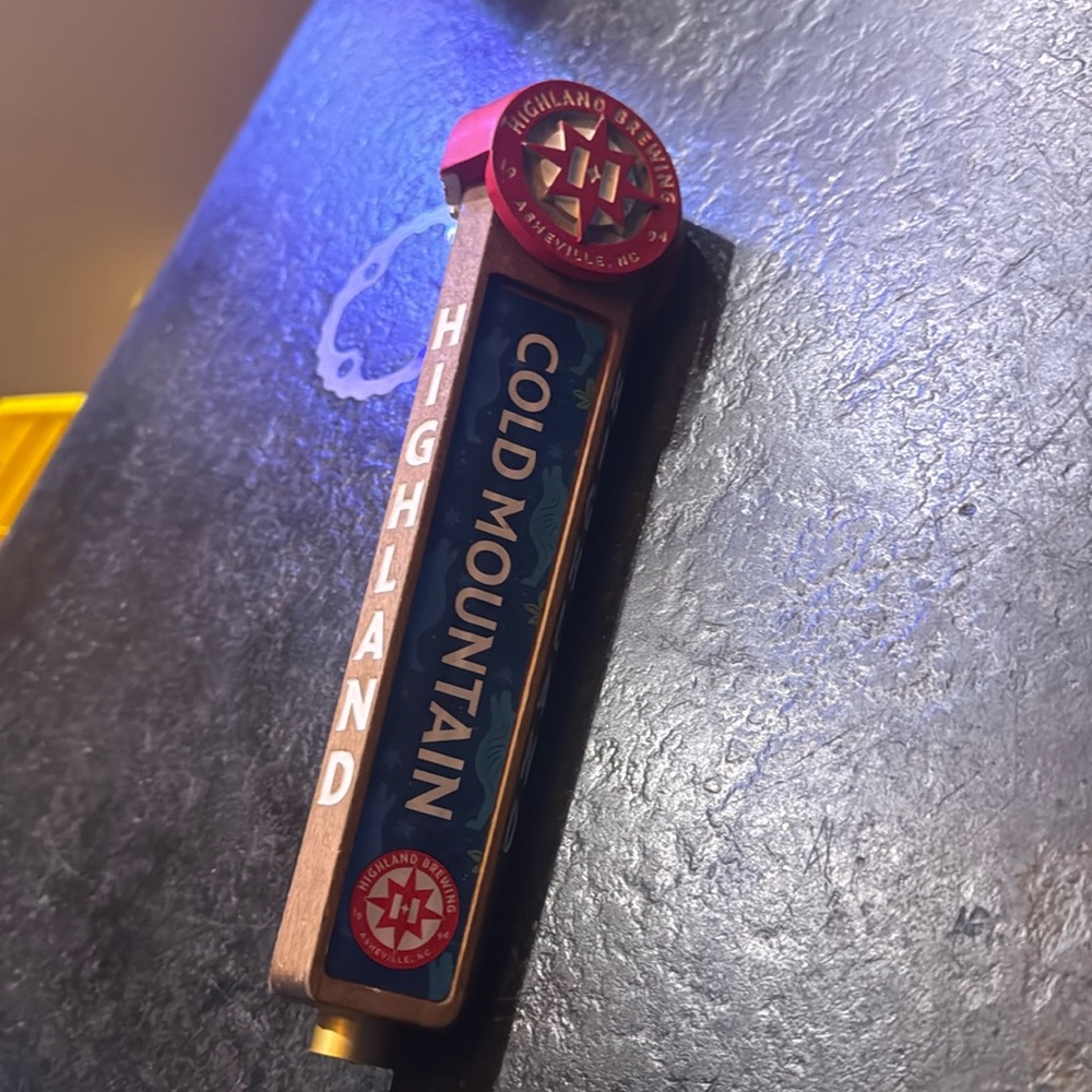 Highland Brewing Cold Mountain Tap Handle